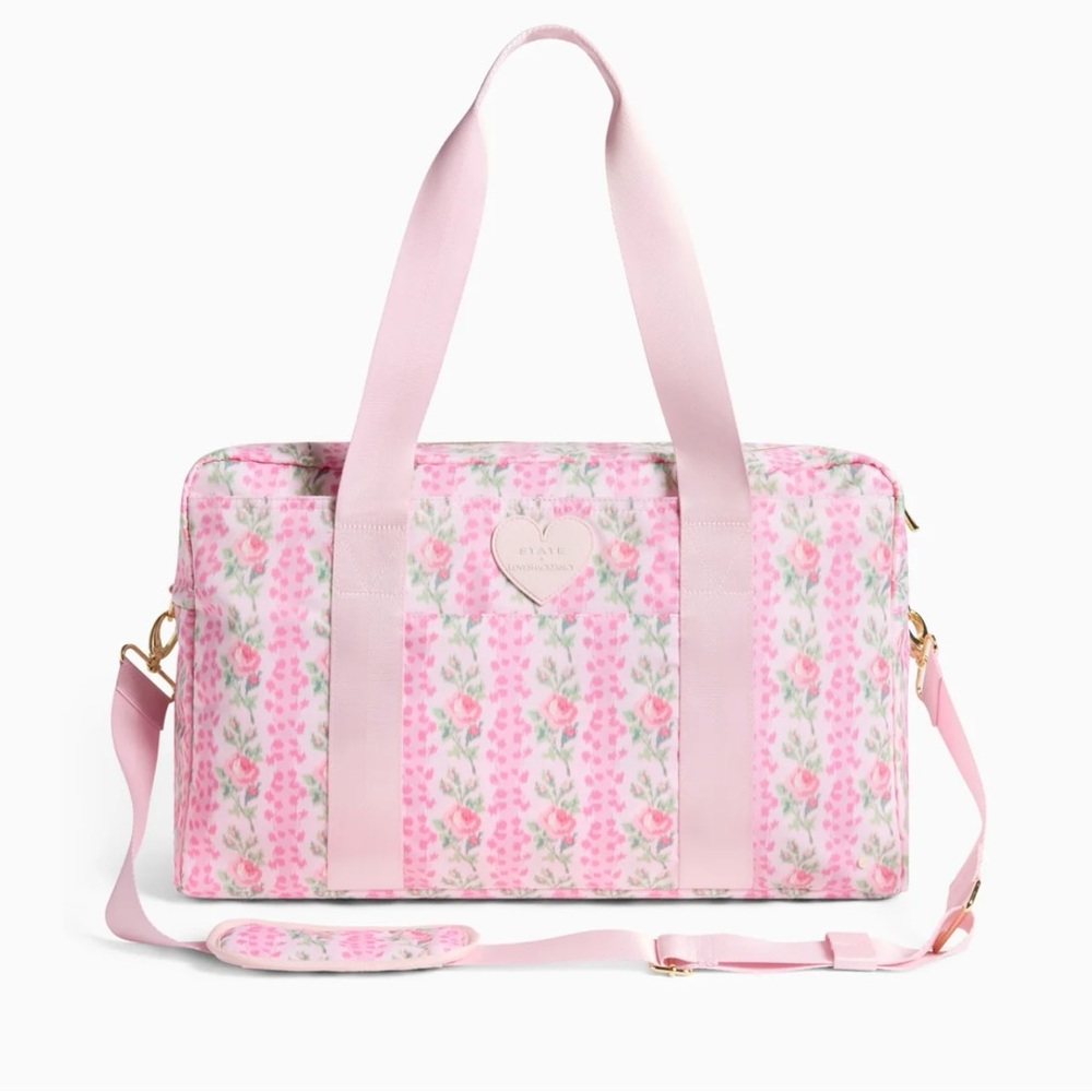 STATE X LoveShackFancy Heirloom Print Wellington Weekender NWT